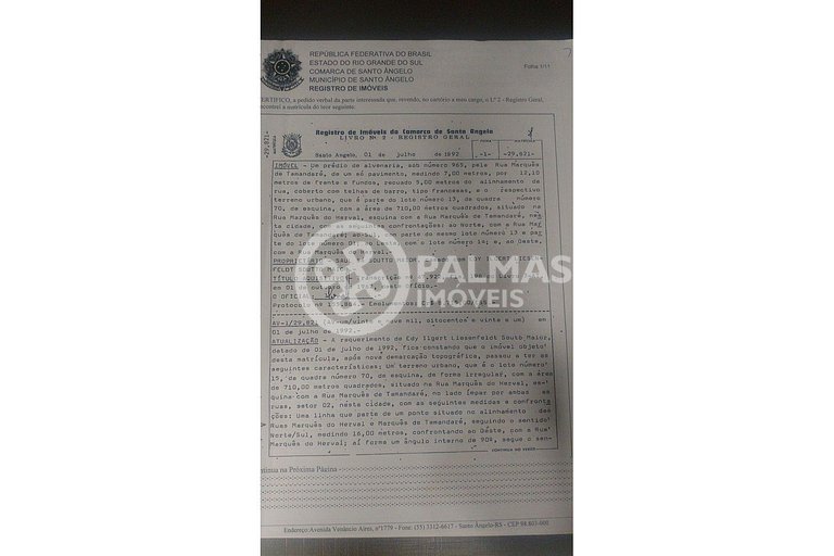 Prédio para venda em Santo Ângelo / RS