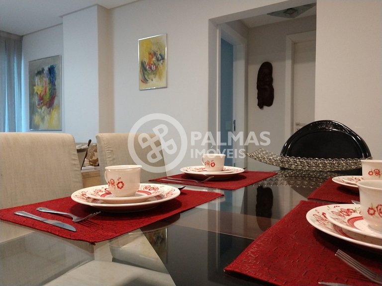 Lindo apartamento de 2 quartos com churrasqueira no centro