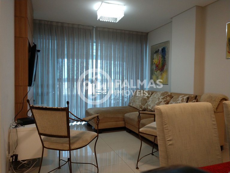 Lindo apartamento de 2 quartos com churrasqueira no centro