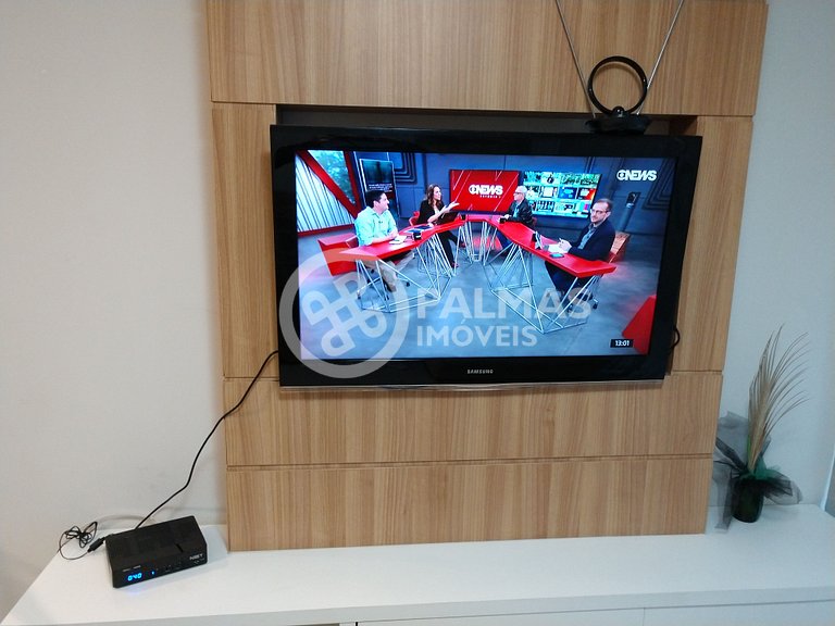 Lindo apartamento de 2 quartos com churrasqueira no centro