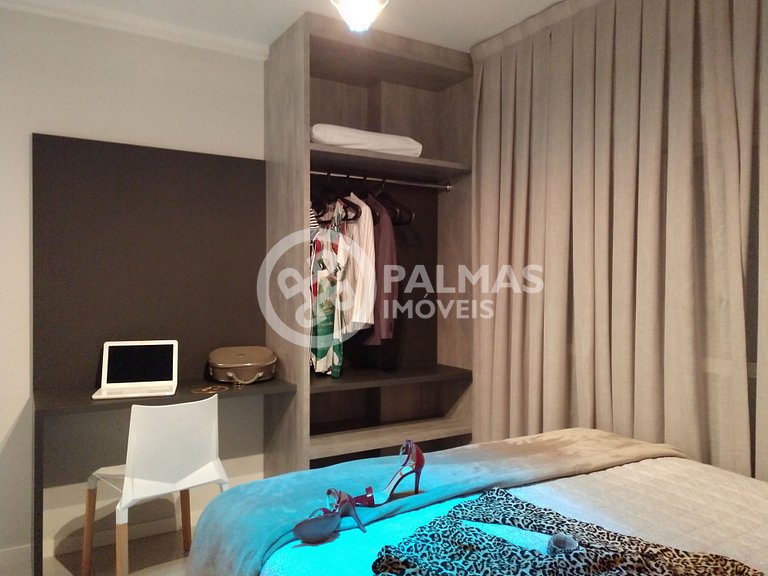 Lindo apartamento de 2 quartos com churrasqueira no centro