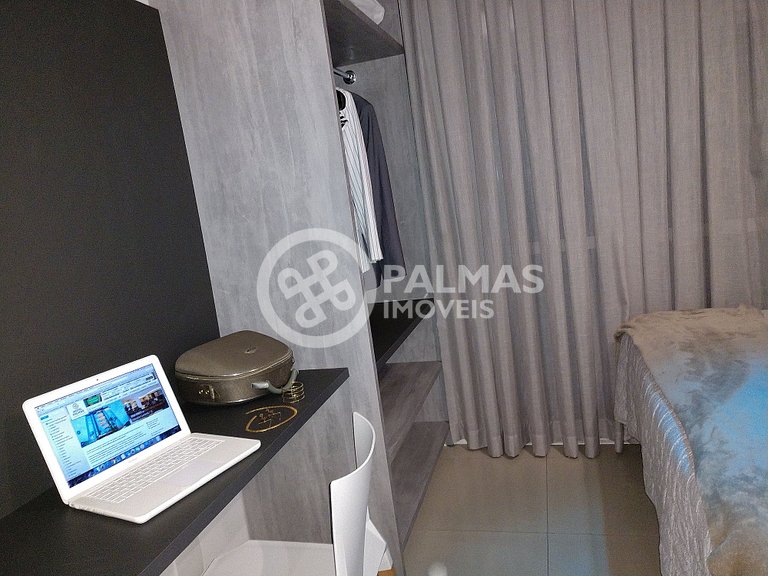 Lindo apartamento de 2 quartos com churrasqueira no centro