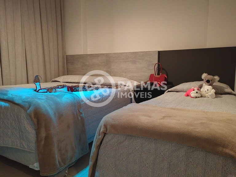 Lindo apartamento de 2 quartos com churrasqueira no centro