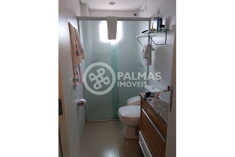 Lindo apartamento de 2 quartos com churrasqueira no centro