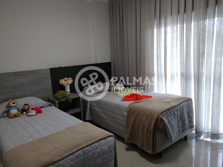 Lindo apartamento de 2 quartos com churrasqueira no centro