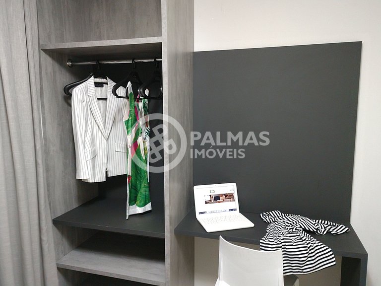 Lindo apartamento de 2 quartos com churrasqueira no centro
