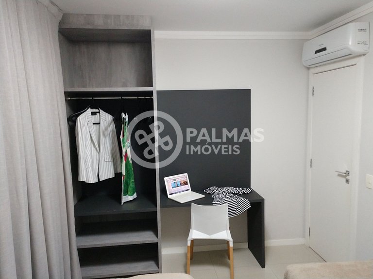Lindo apartamento de 2 quartos com churrasqueira no centro