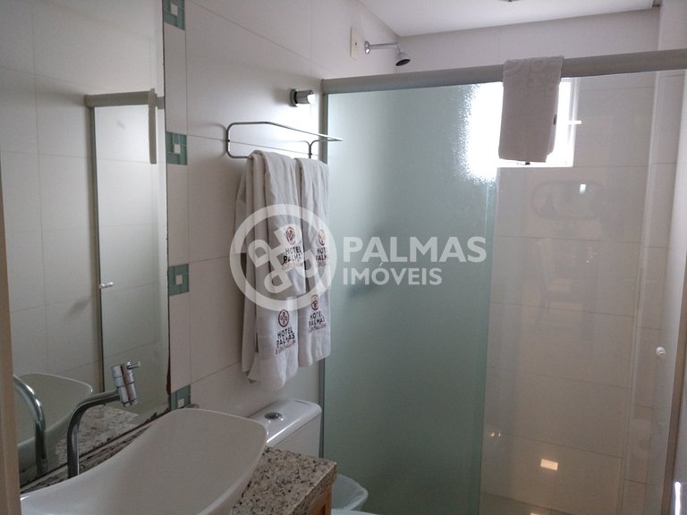 Lindo apartamento de 2 quartos com churrasqueira no centro