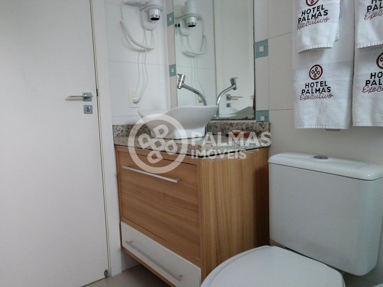 Lindo apartamento de 2 quartos com churrasqueira no centro
