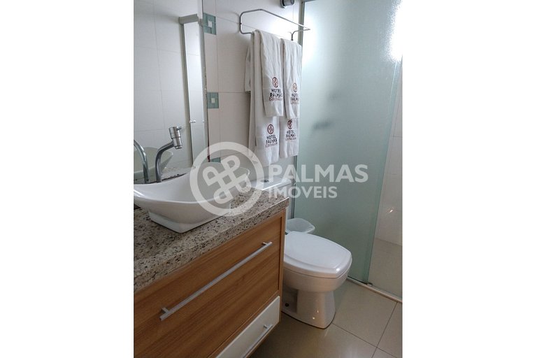 Lindo apartamento de 2 quartos com churrasqueira no centro