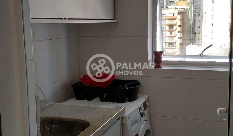 Lindo apartamento de 2 quartos com churrasqueira no centro