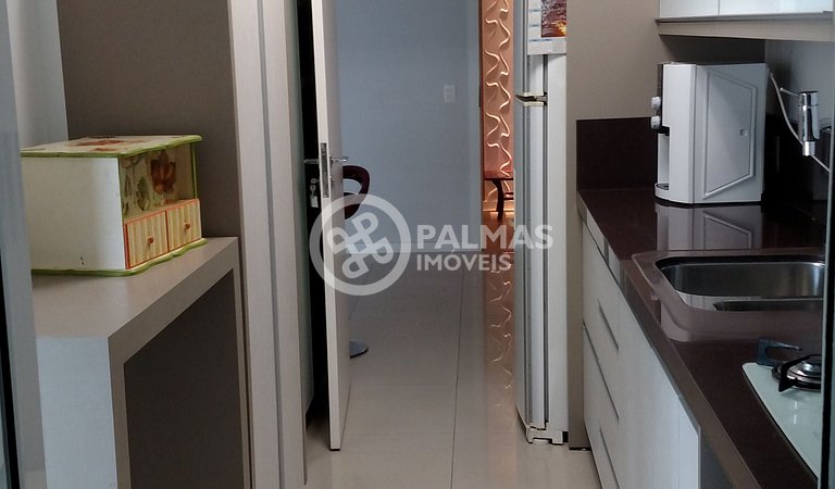 Lindo apartamento de 2 quartos com churrasqueira no centro