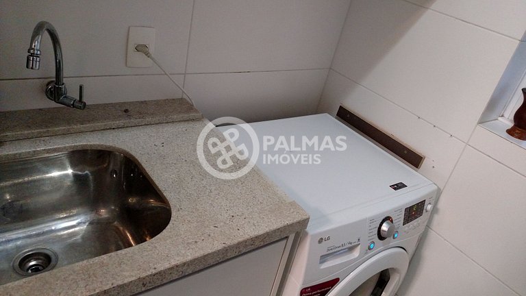 Lindo apartamento de 2 quartos com churrasqueira no centro