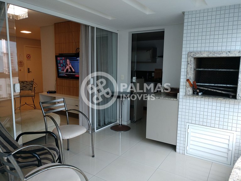 Lindo apartamento de 2 quartos com churrasqueira no centro