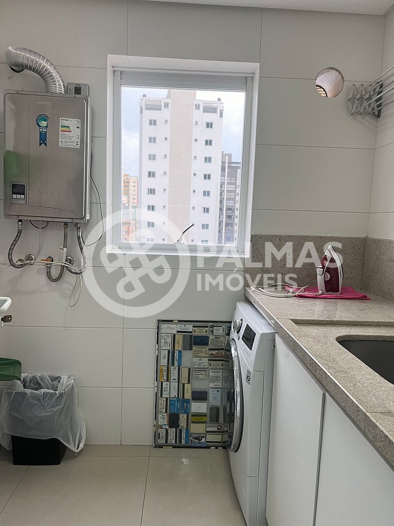 Lindo apartamento de 3 quartos com churrasqueira no centro